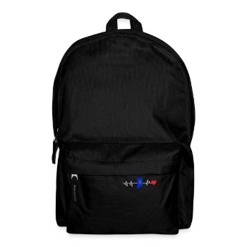 Cadeau de battement de cœur indiana - Sac à dos - noir - Devant