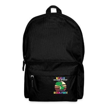 Bääm! Ich Bin Jetzt Schulkind Einschulung - Rucksack - Schwarz - Vorne
