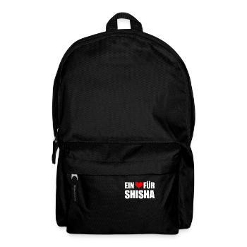 Shisha Geschenk für Wasserpfeife Shishabar Pfeife - Rucksack - Schwarz - Vorne