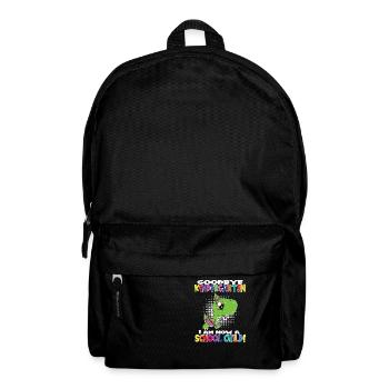 Au revoir la maternelle, je suis un écolier maintenant ! - Sac à dos - noir - Devant