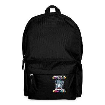 Au revoir la maternelle Je suis un écolier maintenant! - Sac à dos - noir - Devant