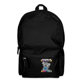 Au revoir la maternelle, je suis un écolier maintenant ! - Sac à dos - noir - Devant