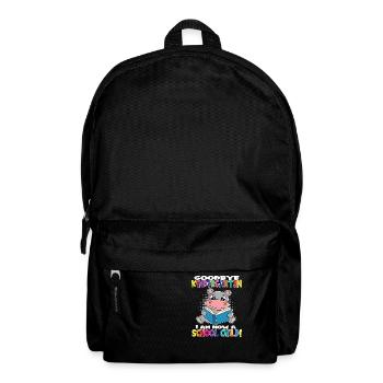 Au revoir la maternelle, je suis un écolier maintenant ! - Sac à dos - noir - Devant
