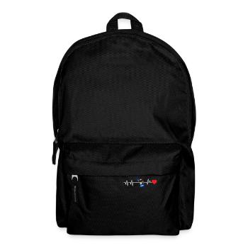 Michigan heartbeat gift - Backpack - black - Front