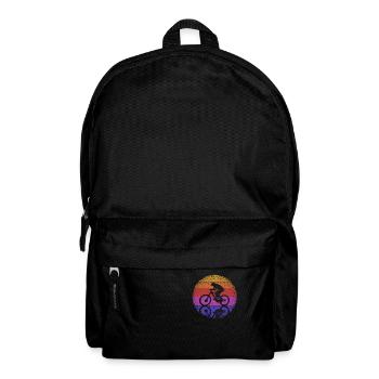Reflexion MTB Mountainbike Lustig Radfahren Reiten - Rucksack - Schwarz - Vorne