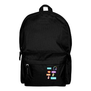 K-Pop Fashion for Fans of korean K-Drama & K-Pop - Backpack - black - Front