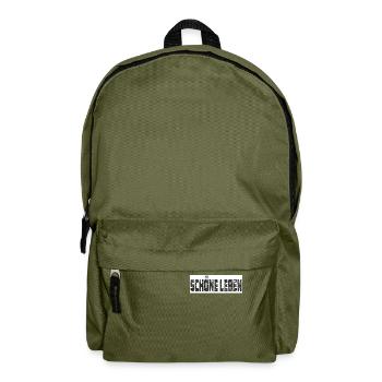 SCHÖNE LEBEN - Rucksack - Olivgrün - Vorne