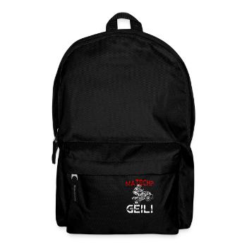 Quad Bike Biker Quad Zubehör Quad Matsch Geil Spru - Rucksack - Schwarz - Vorne