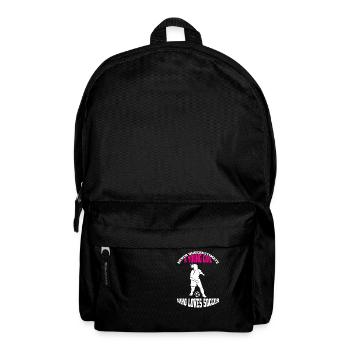 Football Coach Football Girl Football Player Woman - Backpack - black - Front