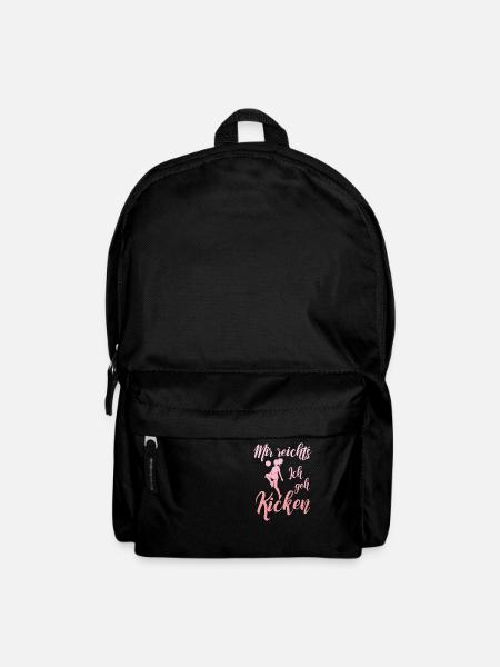 Mädchenfussball Fussballerin Fussballmädchen - Rucksack - Schwarz