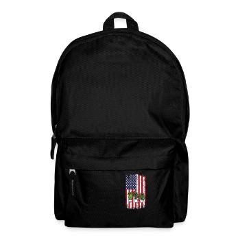Plantes mignonnes Drapeau américain Drôle d’amoureux des plantes Succul - Sac à dos - noir - Devant