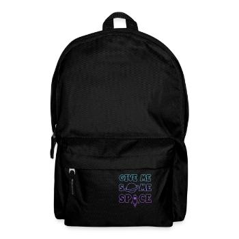 Give Me Some Space - Ufo Astronaut - Rucksack - Schwarz - Vorne