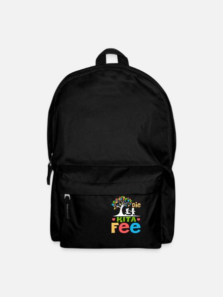 Erzieherin die Kita Fee Kindergarten - Rucksack - Schwarz