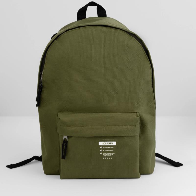 Isolierer I Isolierfacharbeiter oder Rucksack