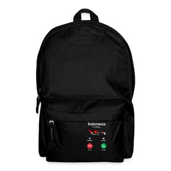 Reisen Indonesien Geschenk - Rucksack - Schwarz - Vorne