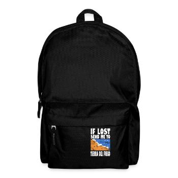 Drapeau de la Terre de Feu - Sac à dos - noir - Devant