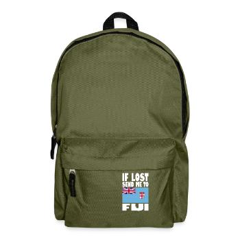 Drapeau des Fidji - Sac à dos - vert olive - Devant