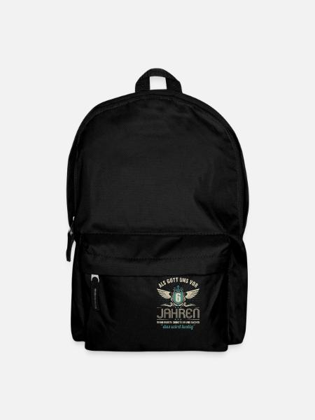 6 Jahre verheiratet wird lustig 6.Hochzeitstag - Rucksack - Schwarz