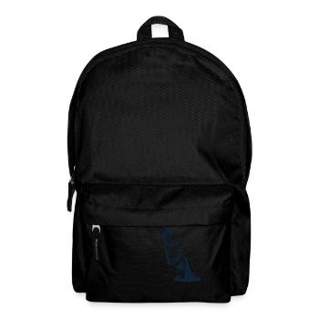 Skateboarder Skateboarder With Great White Shark - Backpack - black - Front