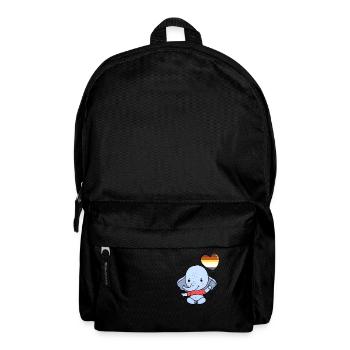 Elefant Herzballon Gay Bear Pride - Rucksack - Schwarz - Vorne