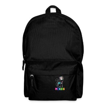 Mexiko Katze dia de los muertos - Rucksack - Schwarz - Vorne