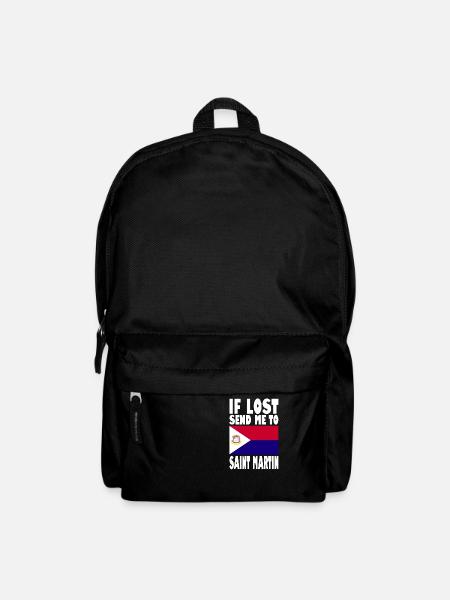 Drapeau Saint-Martin - Sac à dos - noir