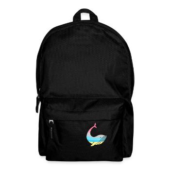 Whale Genderflux Pride - Backpack - black - Front