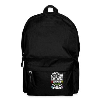 ESL Teacher Linguist Multilingual Teaching - Backpack - black - Front