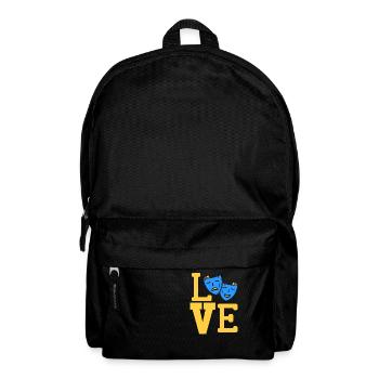 LOVE Awesome Theatre Actor Designs T-Shirt Present - Backpack - black - Front
