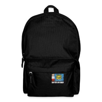 Sankt Pierre Und Miquelon Flagge - Rucksack - Schwarz - Vorne