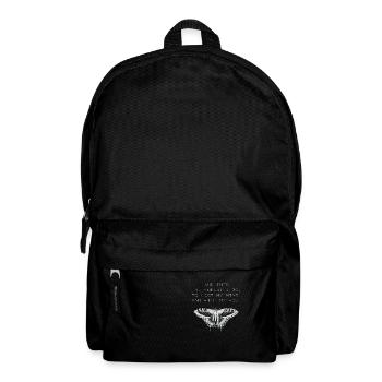 Into the forest I go, Wanderdesign - Rucksack - Schwarz - Vorne