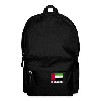 United Arab Emirates Flag - Backpack - black - Front