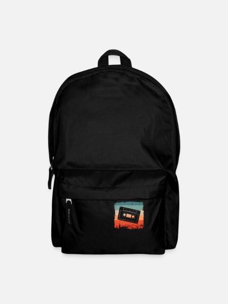 Audio Cassette Retro Tape - Sac à dos - noir