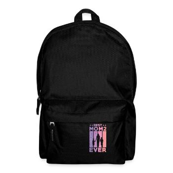 Meilleure mère de tous les temps Retro Two Kids Best - Sac à dos - noir - Devant