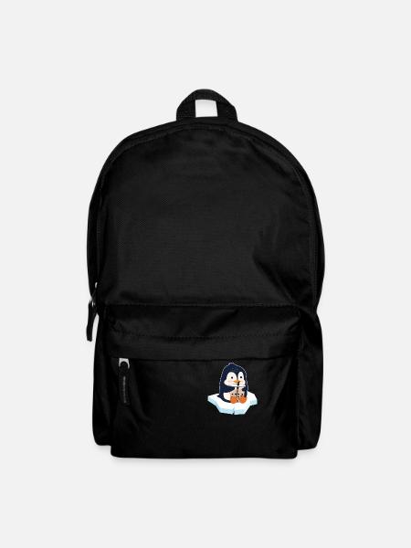 Kawaii Pinguin Bubble Tea Boba Tea Pinguin - Rucksack - Schwarz