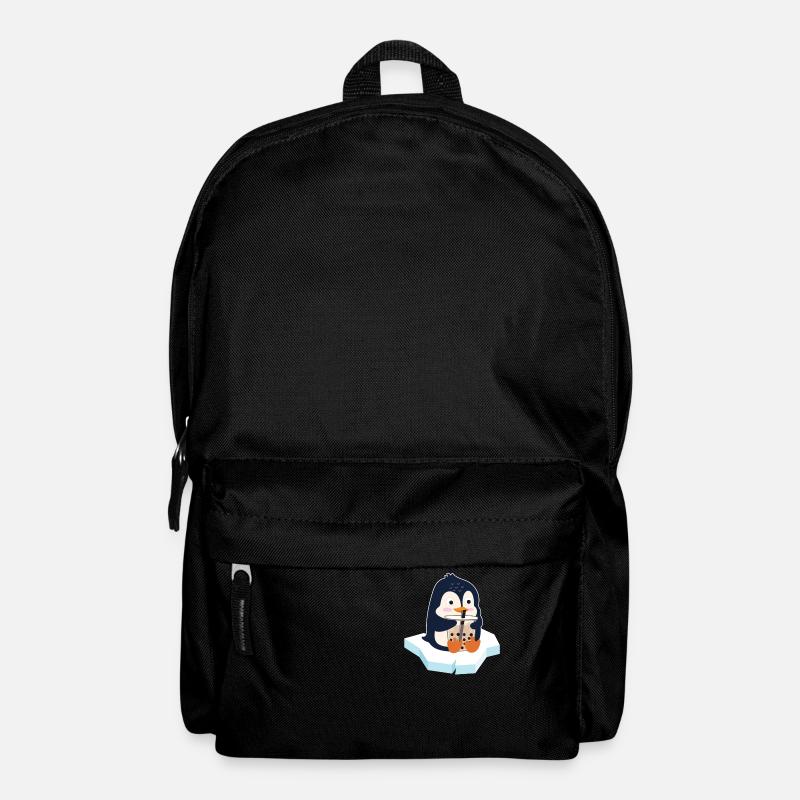 Kawaii Pinguin Bubble Tea Boba Tea Pinguin - Rucksack - Schwarz