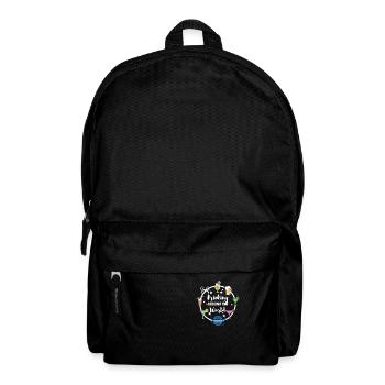 Drôle de boire autour du monde Humour mignon Vintage - Sac à dos - noir - Devant