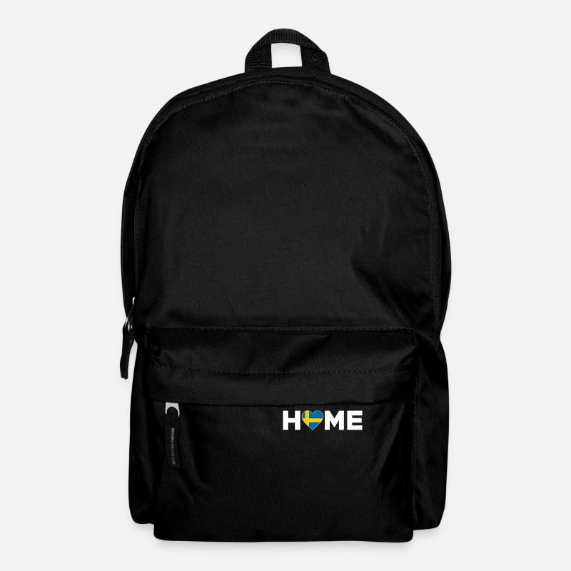 Sweden Home Sweden Flag Sweden Love - Backpack - black