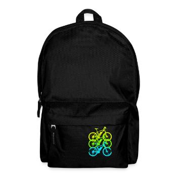 Cyclists Funny Vintage Bike Cyclist - Backpack - black - Front