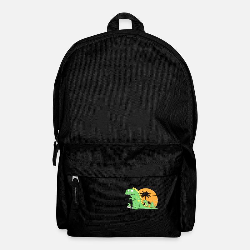 Mimisaurus wie eine normale Oma, aber noch großartiger - Rucksack - Schwarz
