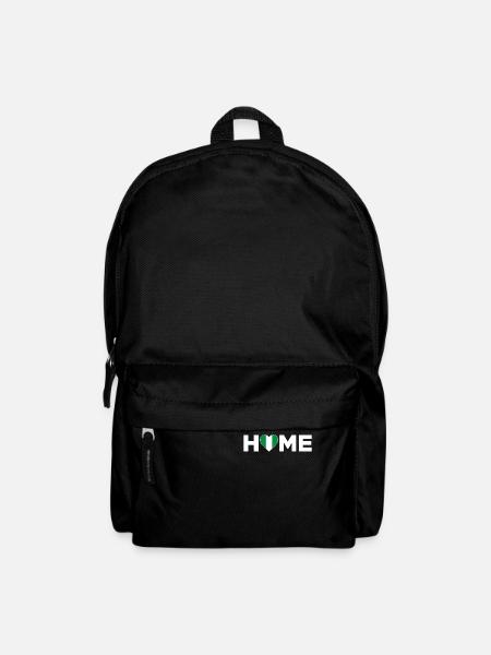 Nigeria Home Nigeria Flag Nigeria Love - Backpack - black