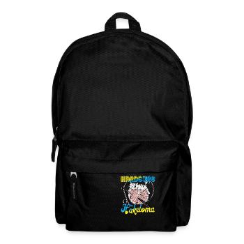 Hardcore Häkeloma - Rucksack - Schwarz - Vorne