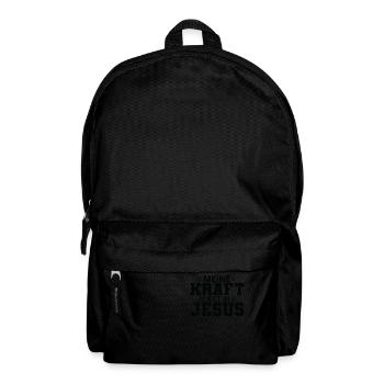 Meine Kraft Liegt In Jesus Christentum Glaube - Rucksack - Schwarz - Vorne