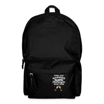They Got Married And I Got Win-Win - Rucksack - Schwarz - Vorne