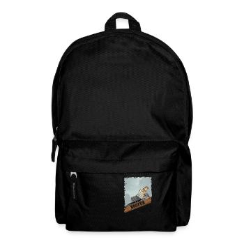 Roofer Zimmermann Holz Holzarbeiten Kreissäge Dach - Rucksack - Schwarz - Vorne