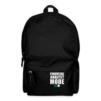Mode Analyste financier activé - Sac à dos - noir - Devant