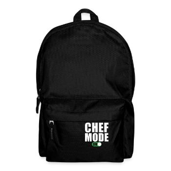 Chefkoch Modus Ein - Rucksack - Schwarz - Vorne