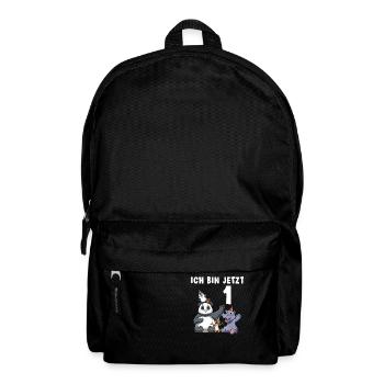 1 Geburtstag Shirt Tiere - 1 Jahr Geschenk Junge - Rucksack - Schwarz - Vorne