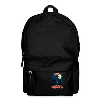 Happy Halloween Party Hexe Fledermaus Grusel Spuk - Rucksack - Schwarz - Vorne