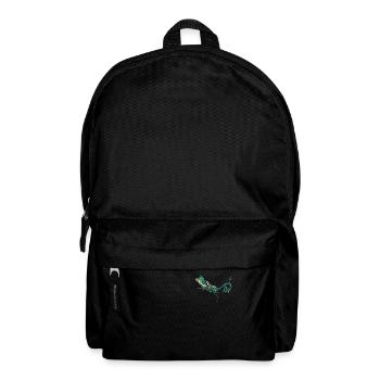 Gottesanbeterin I Fangschrecke Mantis Insekt Motiv - Rucksack - Schwarz - Vorne